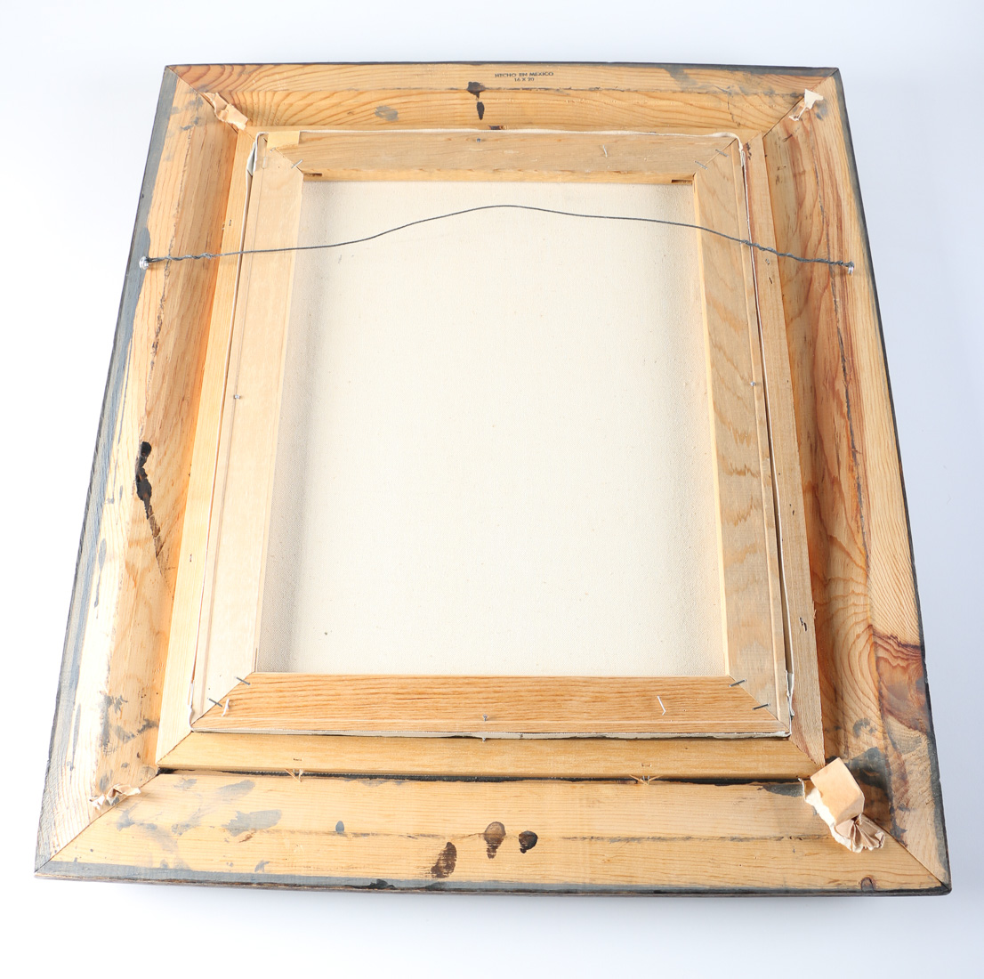 Stanford Signed Original Oil Painting of a Town