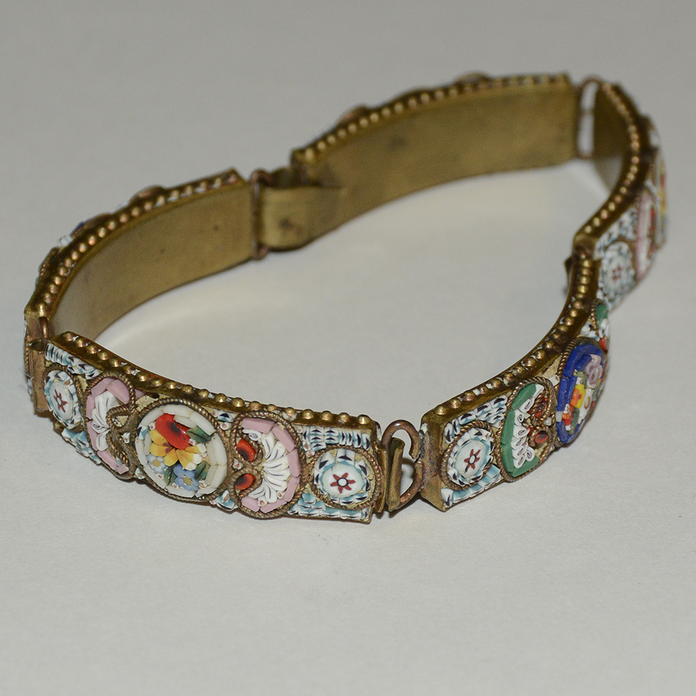 Mosaic Bracelet and Brooch Set