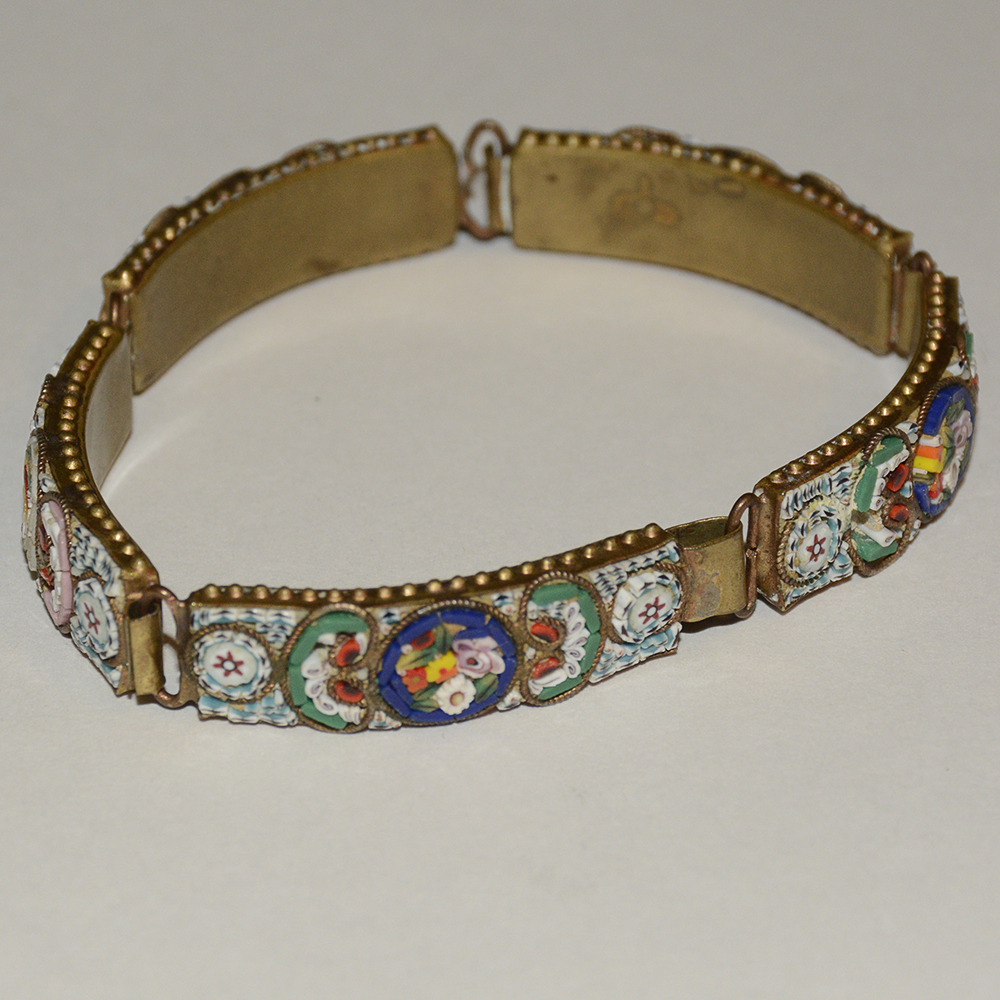 Mosaic Bracelet and Brooch Set