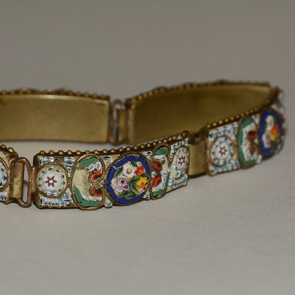 Mosaic Bracelet and Brooch Set