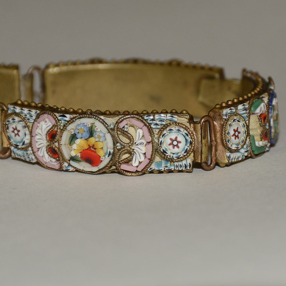 Mosaic Bracelet and Brooch Set