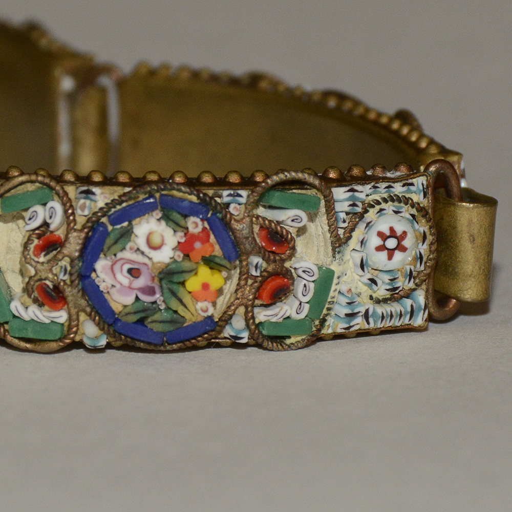 Mosaic Bracelet and Brooch Set