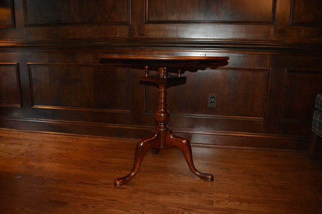 Vintage Cherry Tilt-Top Tea Table