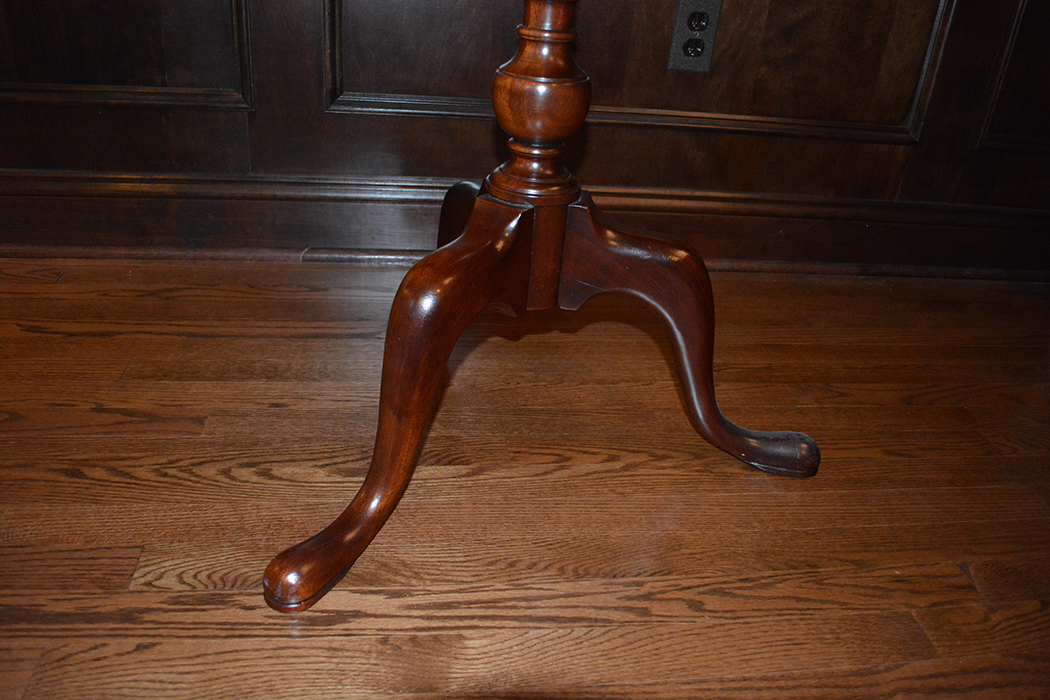 Vintage Cherry Tilt-Top Tea Table