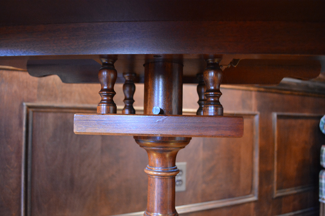 Vintage Cherry Tilt-Top Tea Table