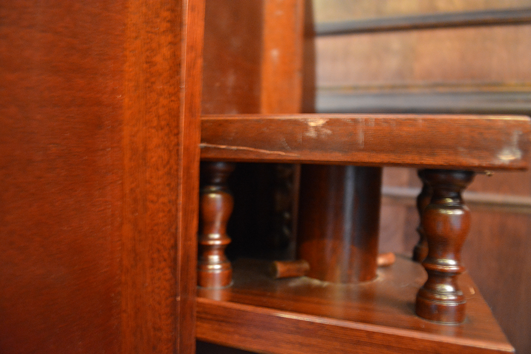 Vintage Cherry Tilt-Top Tea Table