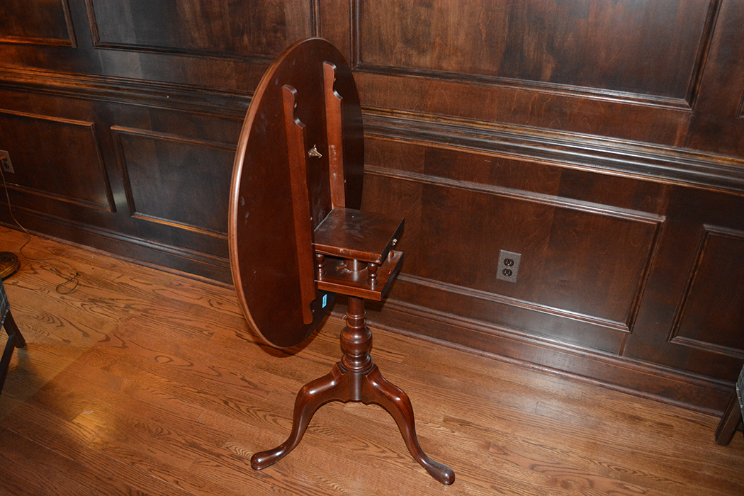 Vintage Cherry Tilt-Top Tea Table