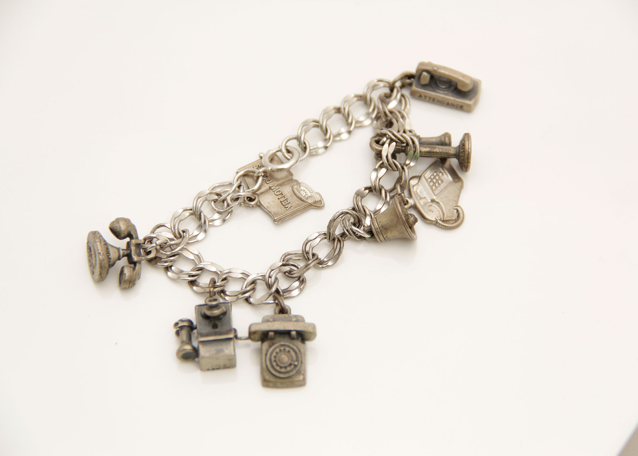 Charm Bracelet and ID Bracelet with Sterling Silver Cap