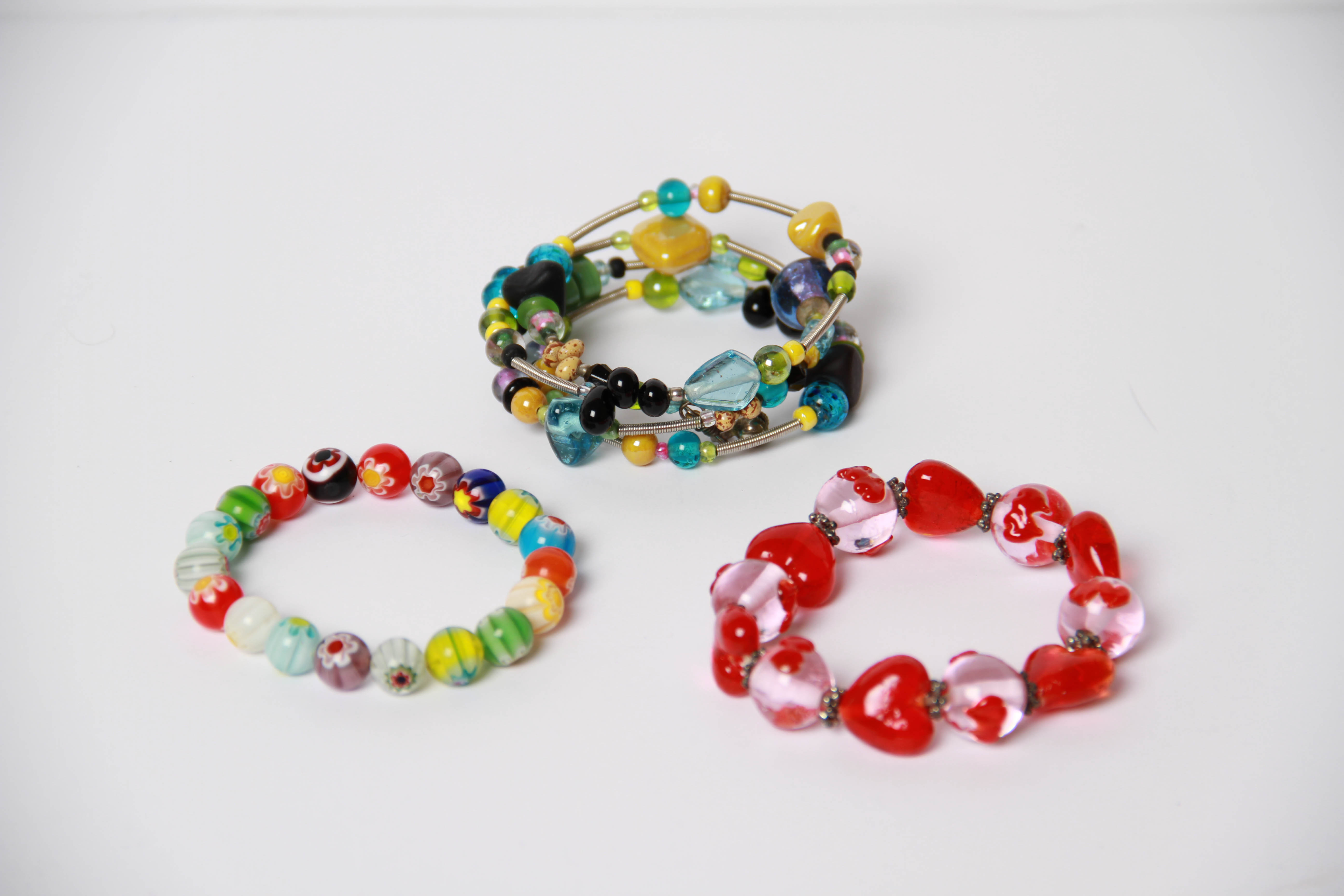 Assortment of Beaded Bracelets