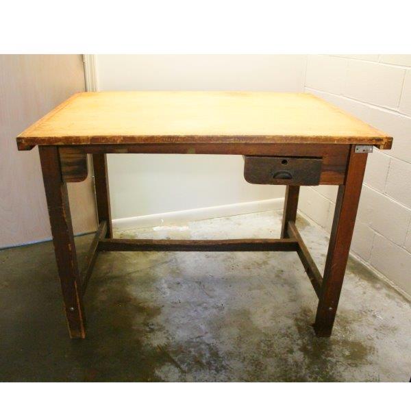 Vintage "Economy" Drafting Table by Hamilton Mfg. Co.