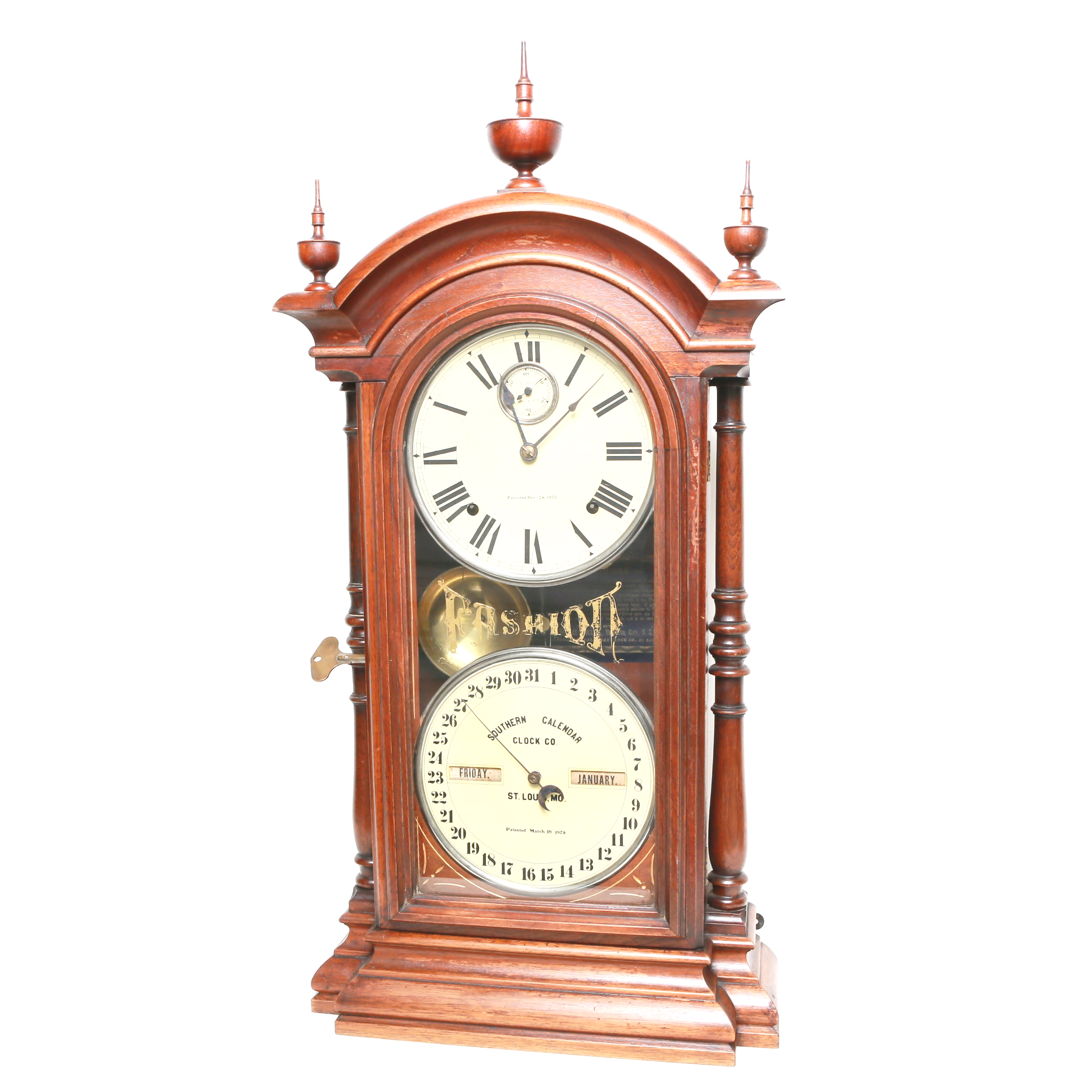 Antique "Fashion No.4" Mantel Clock by  Southern Calendar Clock Co