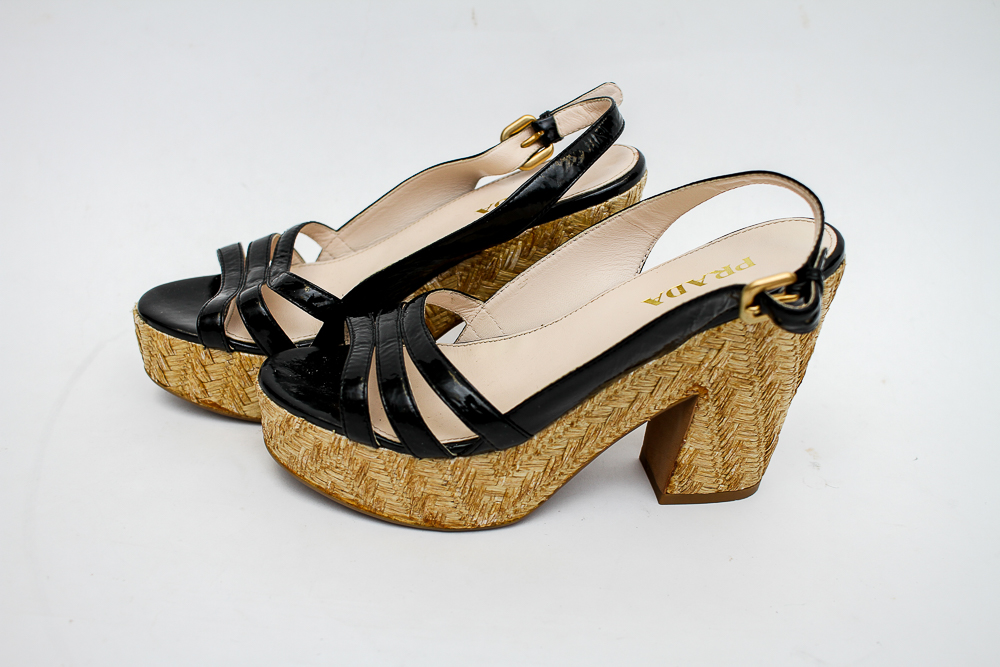 Prada Platform Sandals