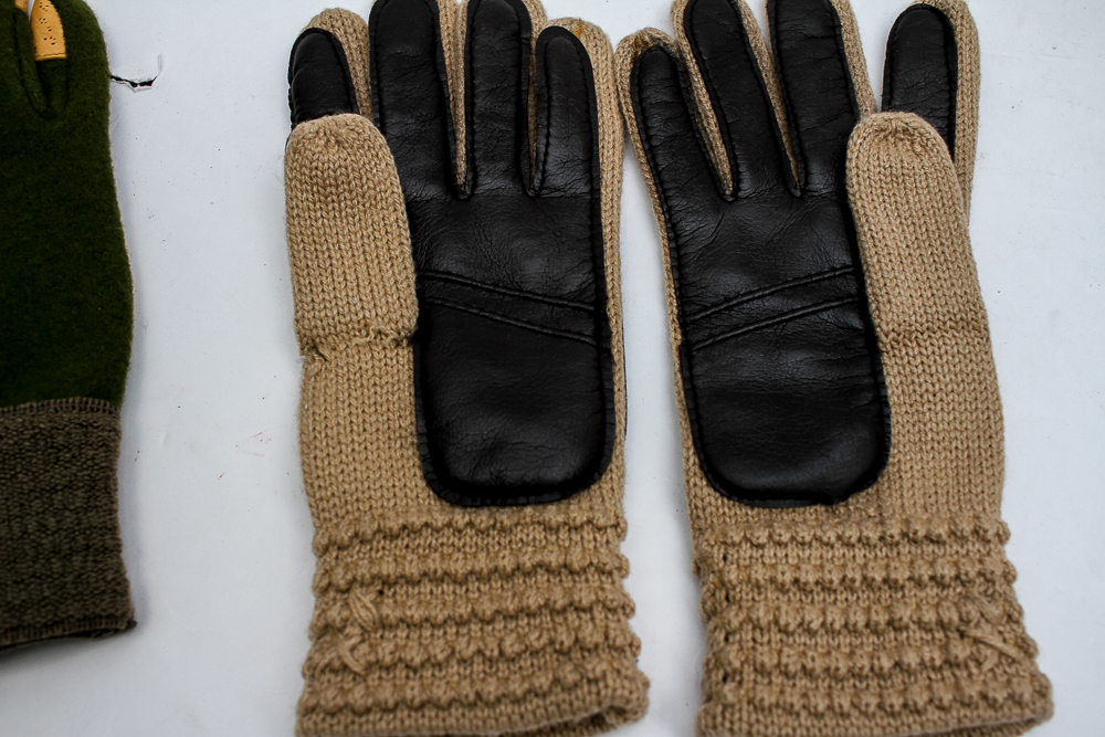Assortment of Gloves Including Tory Burch and Moschino