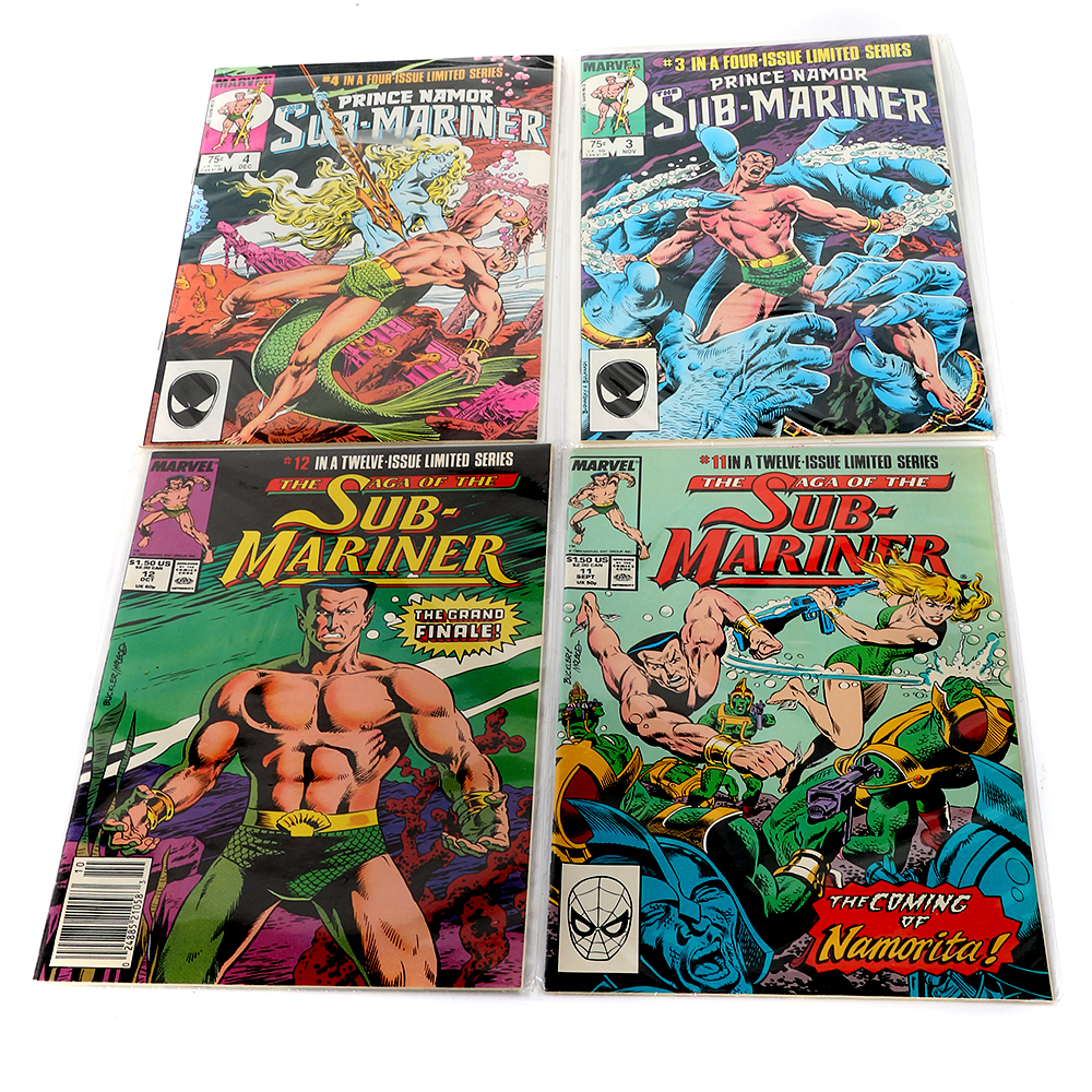 Vintage Comics Featuring the Sub-Mariner