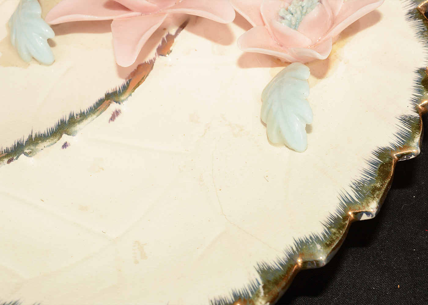 Vintage Porcelain Dishes and Trinket Boxes with Floral Designs