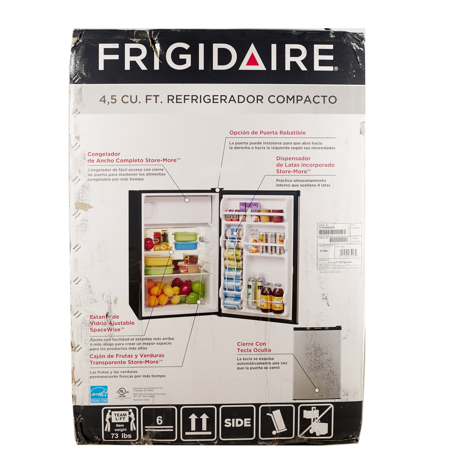Frigidaire 4.5 Cubic Foot Compact Refrigerator
