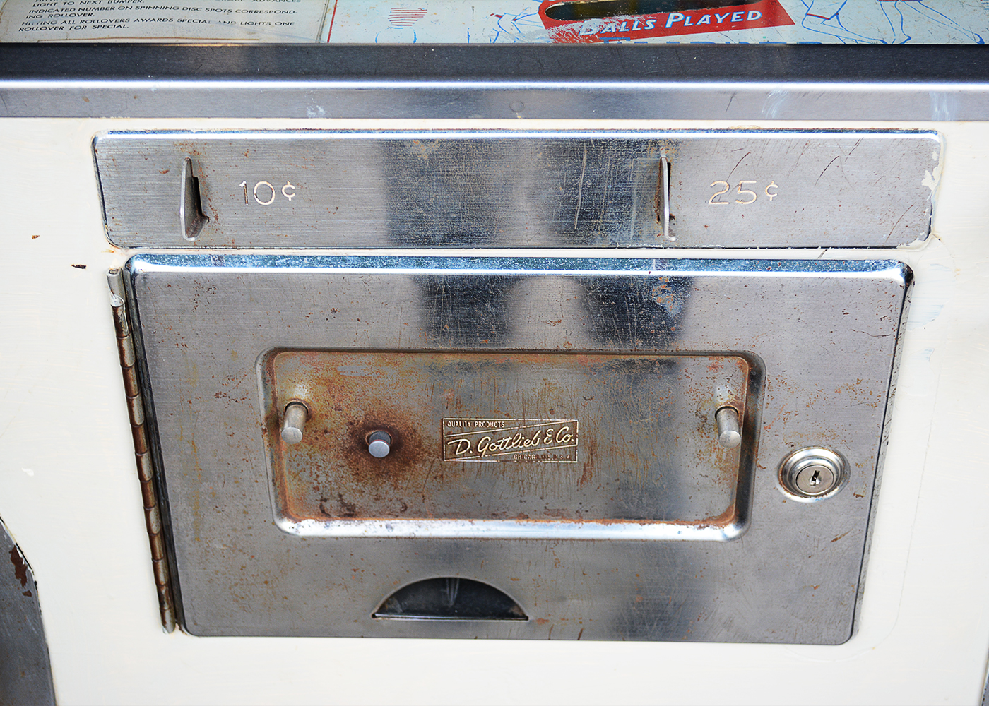 Vintage 1964 D. Gottlieb "World Fair" Pinball Machine