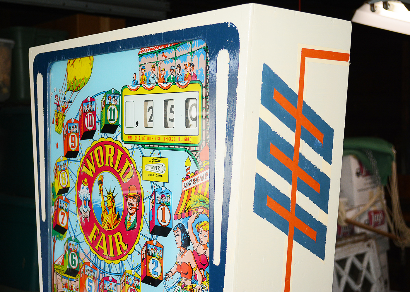 Vintage 1964 D. Gottlieb "World Fair" Pinball Machine
