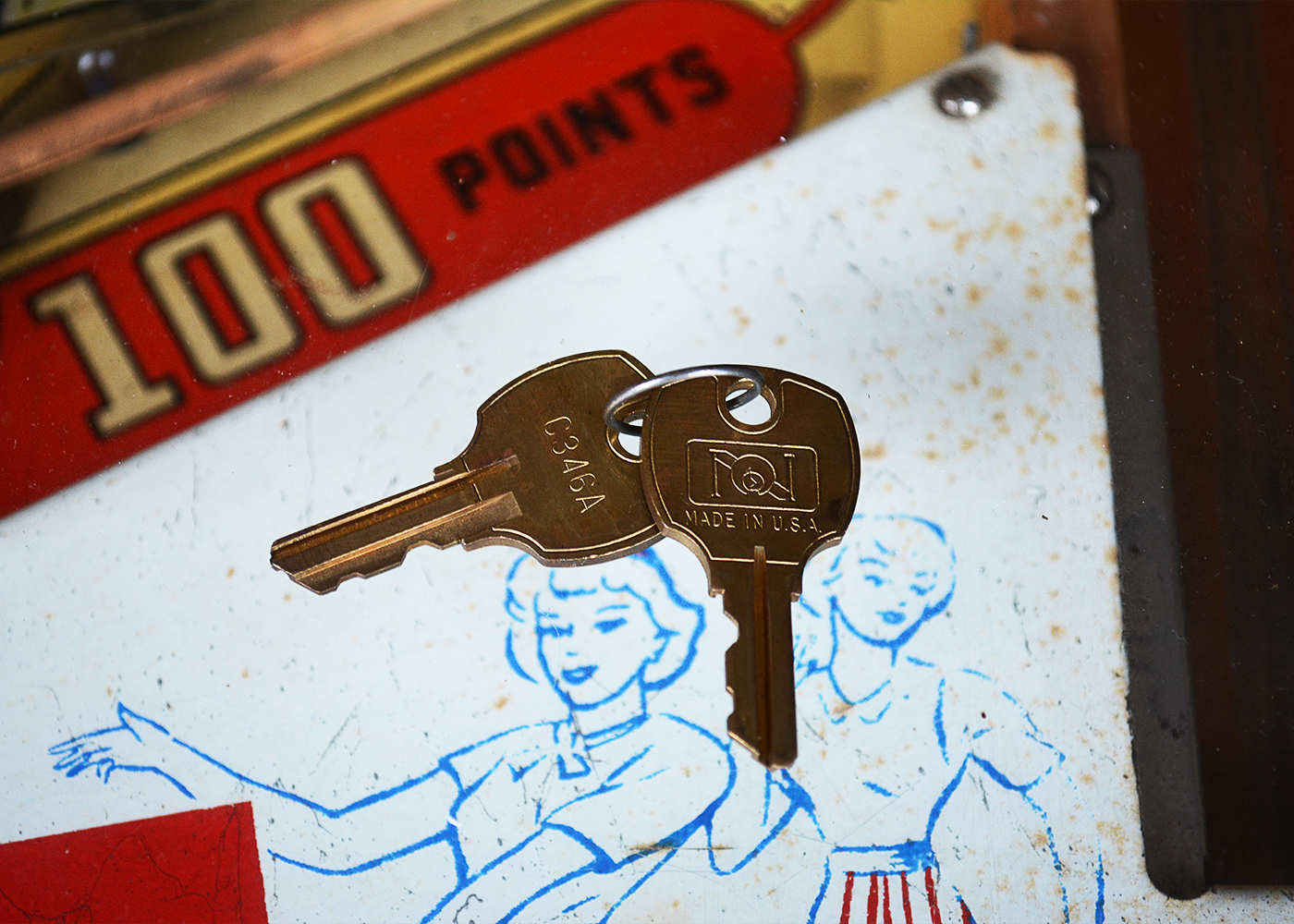 Vintage 1964 D. Gottlieb "World Fair" Pinball Machine