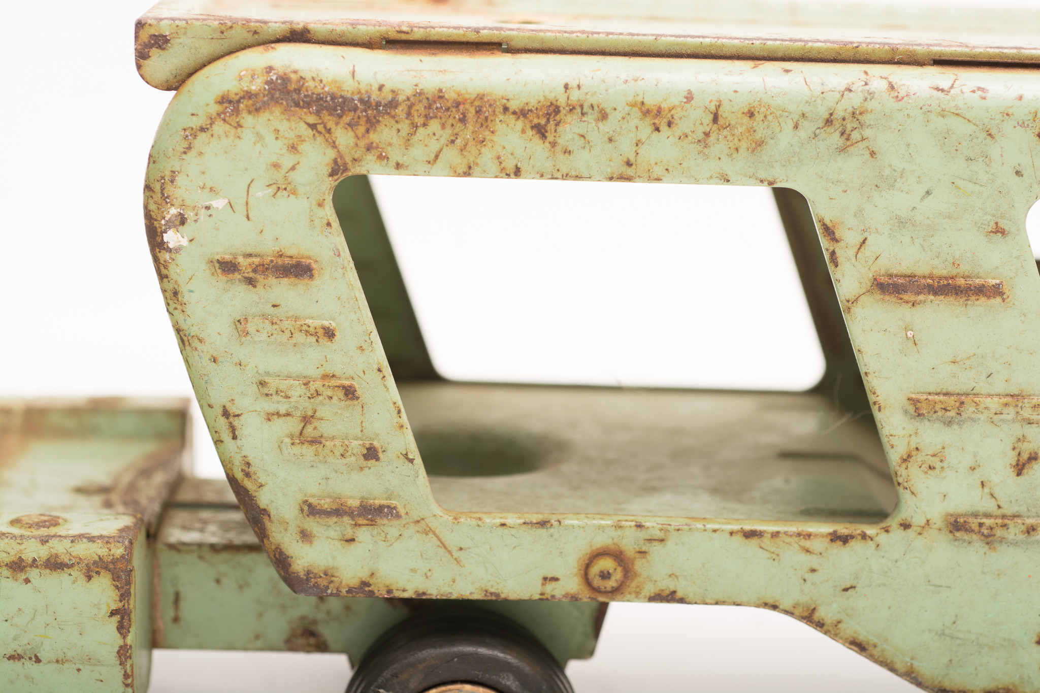 A Collection of Vintage Tonka Trucks