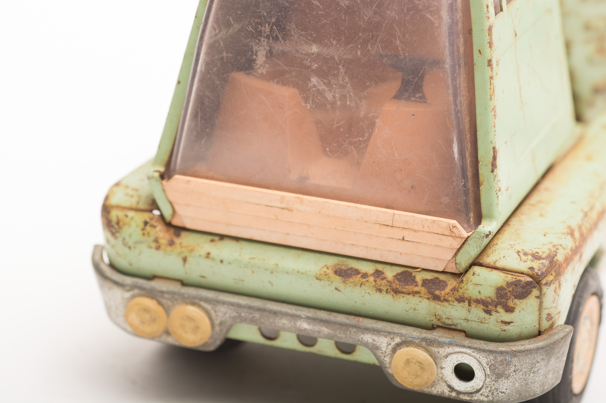 A Collection of Vintage Tonka Trucks