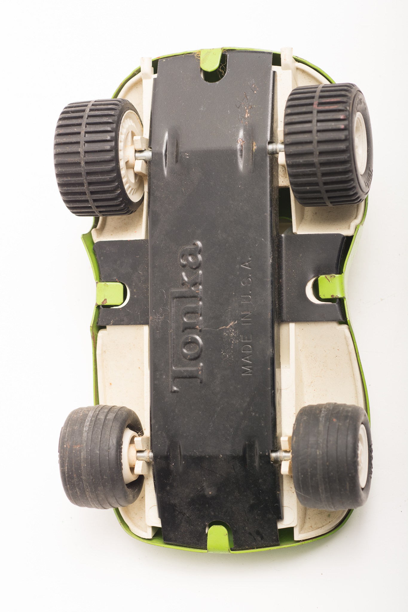 A Collection of Vintage Tonka Trucks