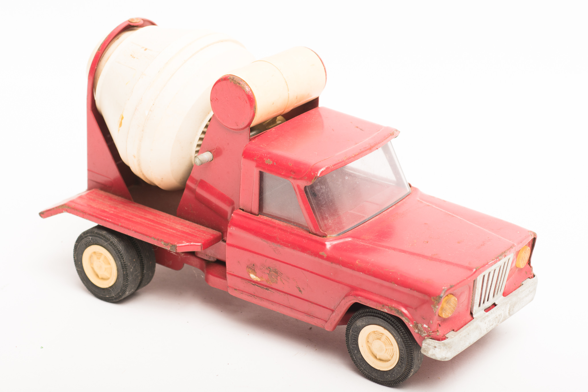 A Collection of Vintage Tonka Trucks