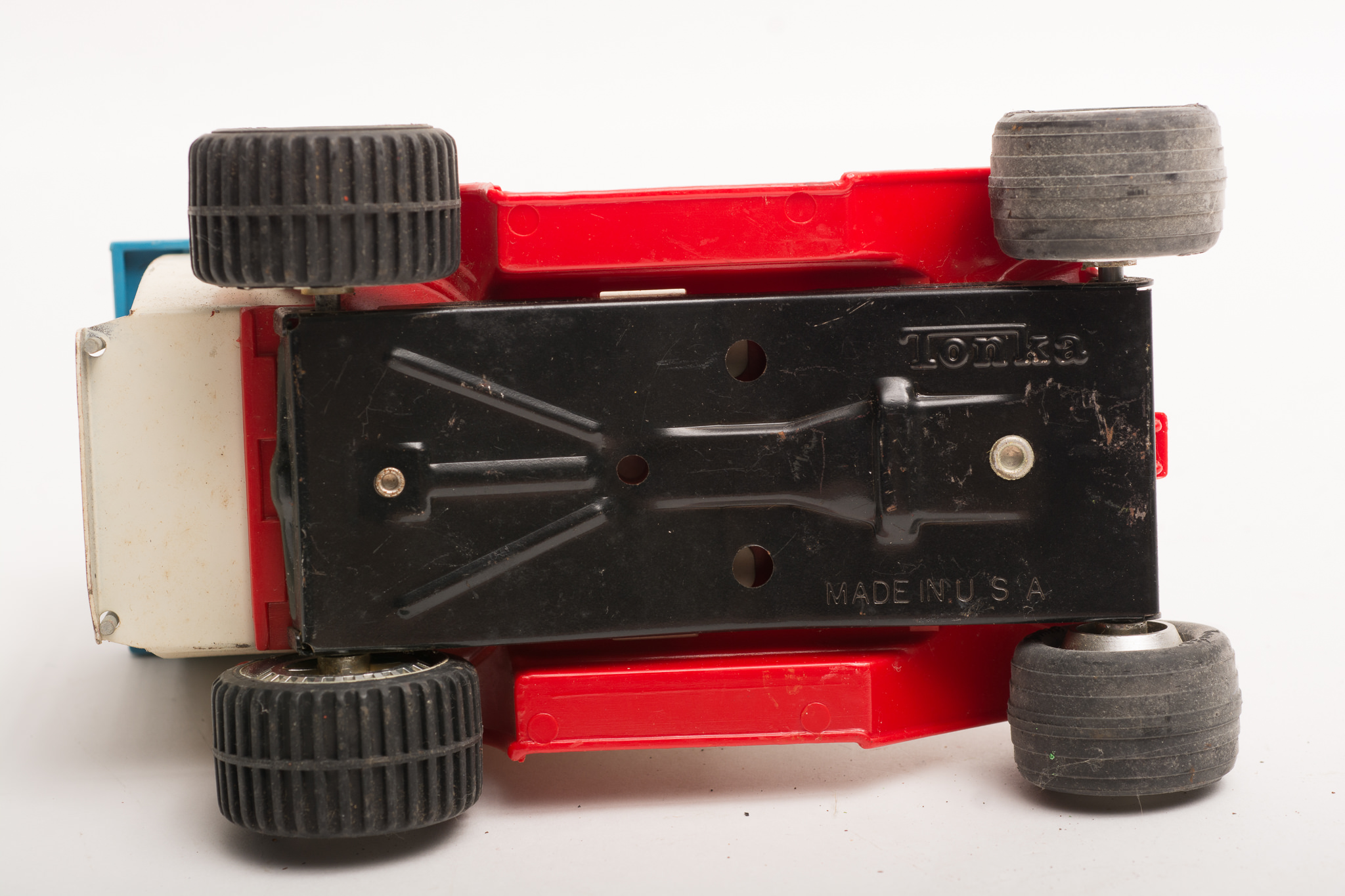 A Collection of Vintage Tonka Trucks