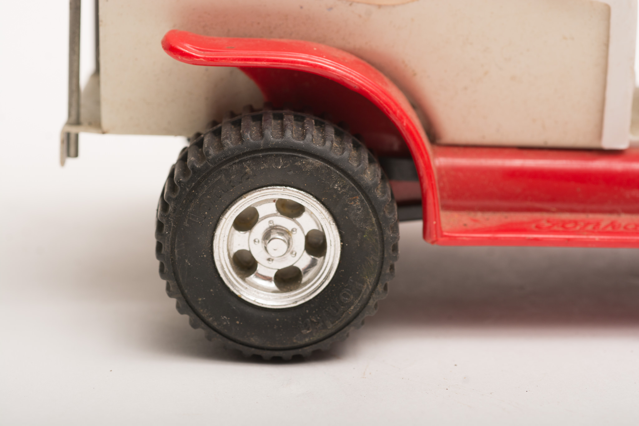 A Collection of Vintage Tonka Trucks