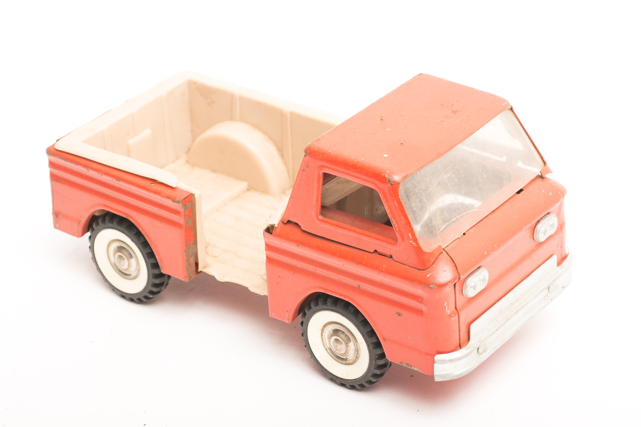 A Collection of Vintage Tonka Trucks