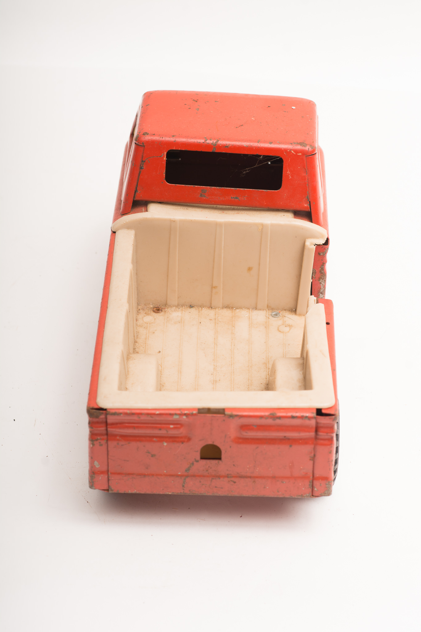 A Collection of Vintage Tonka Trucks