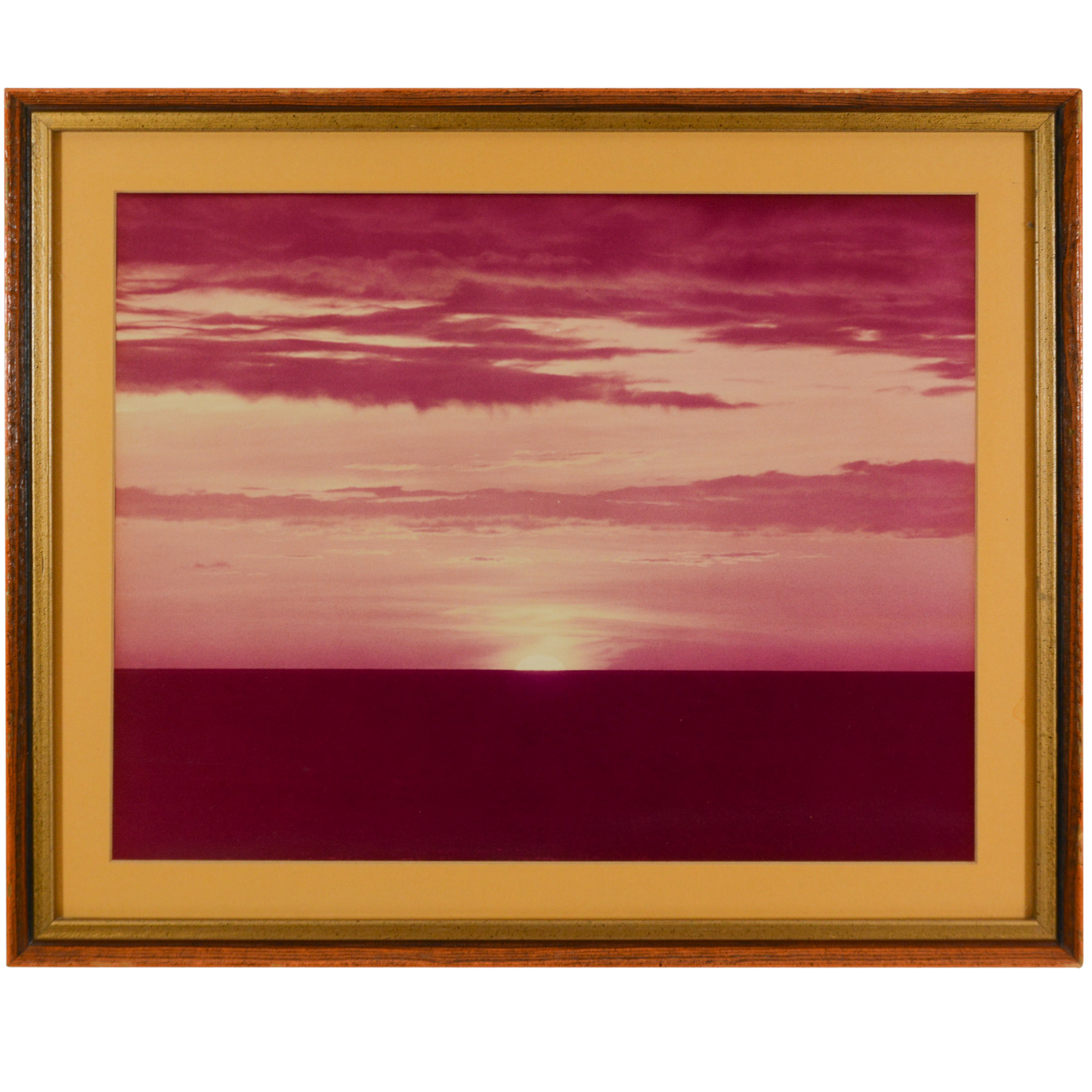 Vintage Jim Windsor Hawaii Sunset Photograph