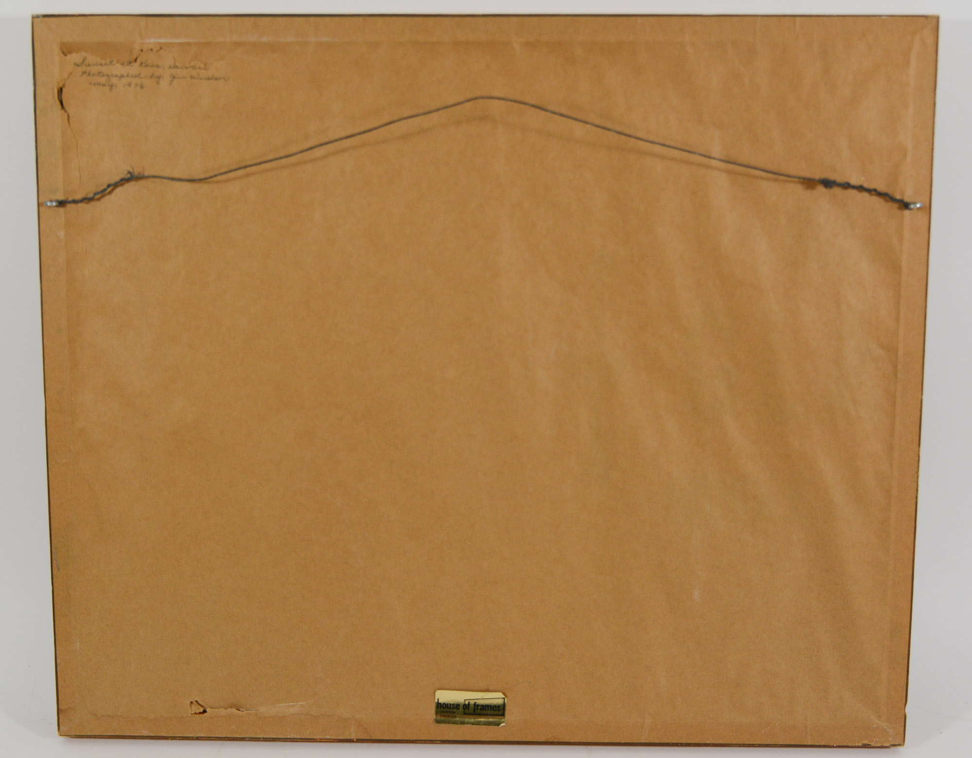 Vintage Jim Windsor Hawaii Sunset Photograph