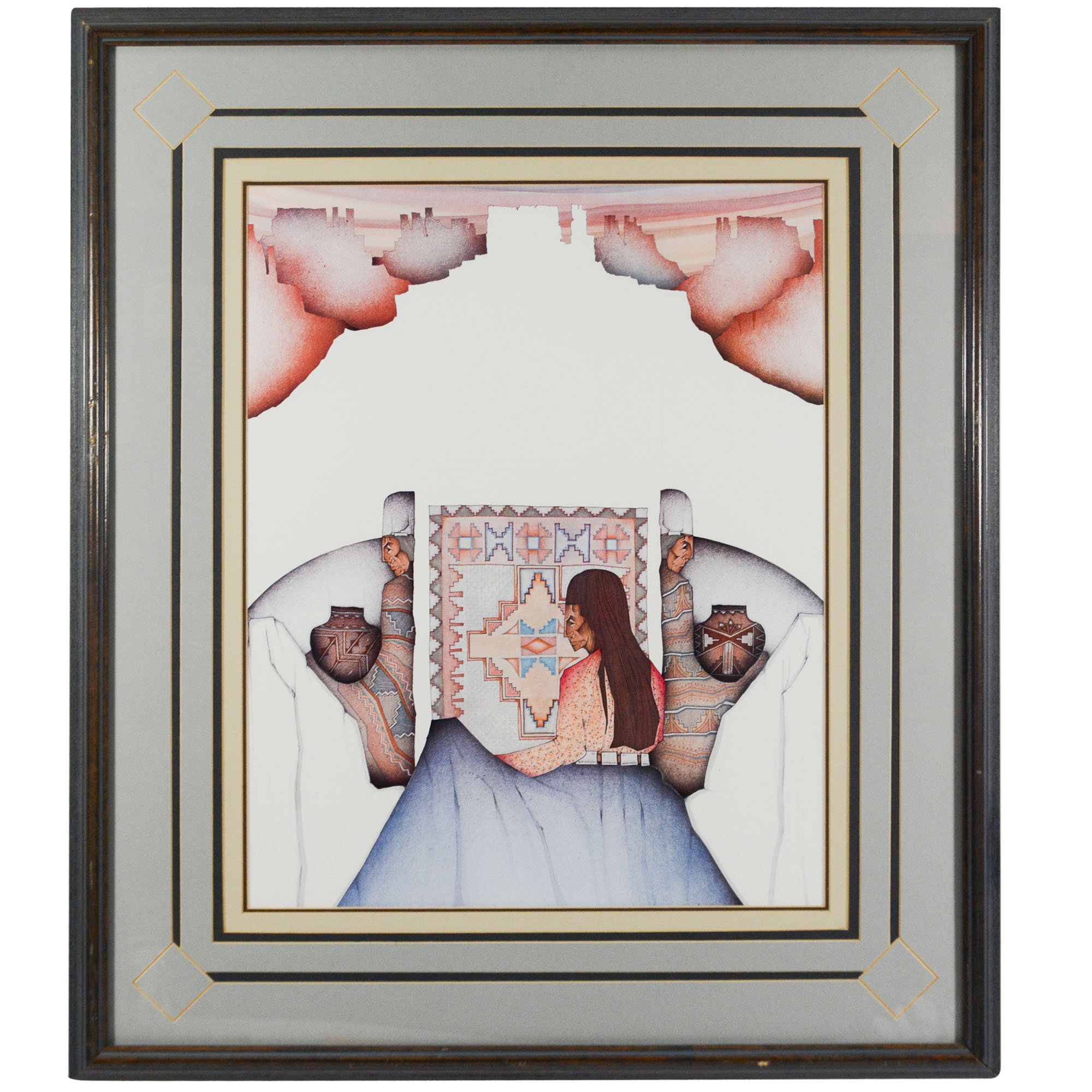 Native American Lithograph