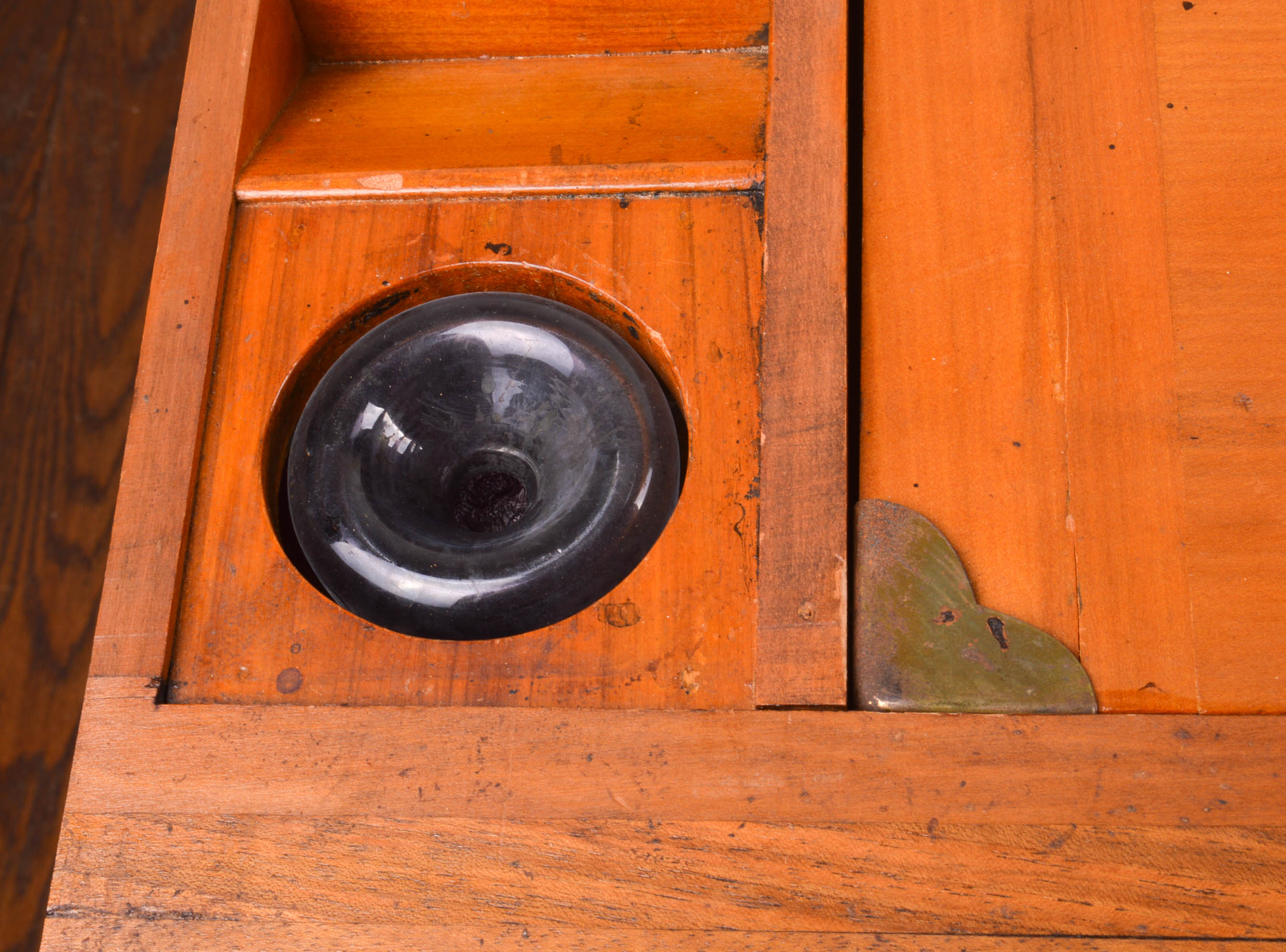 Antique Walnut Ornate Writing Desk