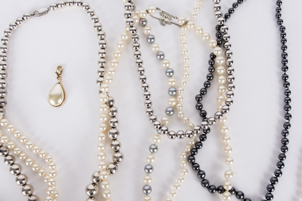 Assortment of Faux Pearl Necklaces