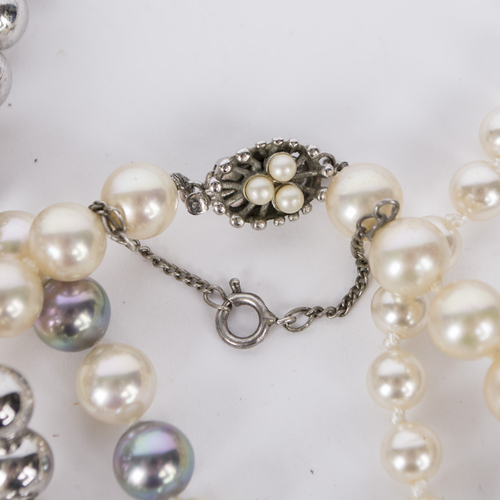 Assortment of Faux Pearl Necklaces