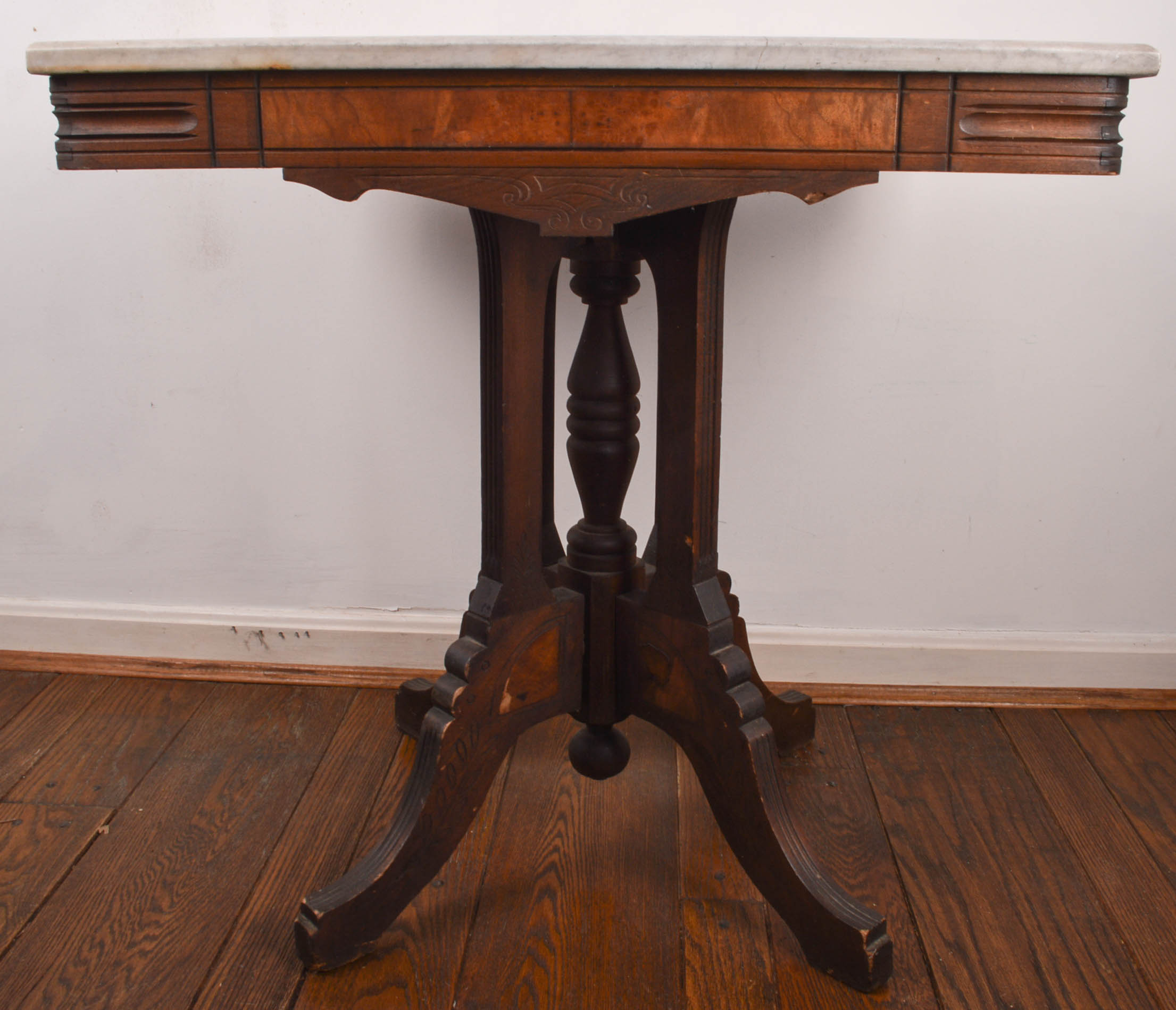 Marble Top Accent Table