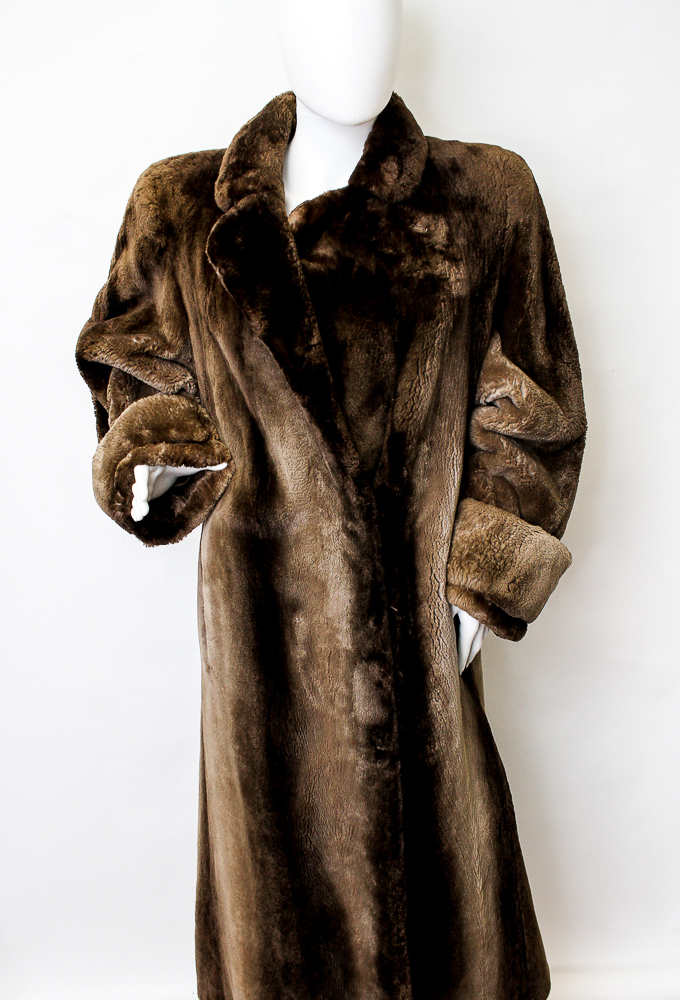 Vintage Stanley Rick Full-Length Beaver Fur Coat