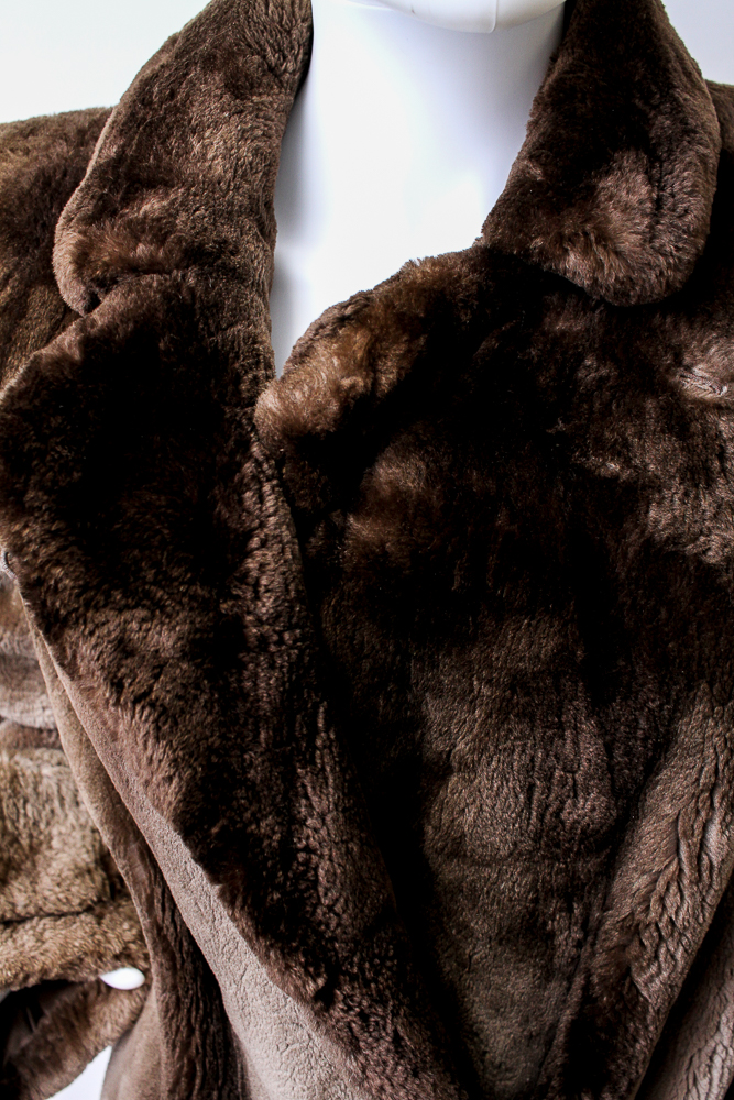 Vintage Stanley Rick Full-Length Beaver Fur Coat