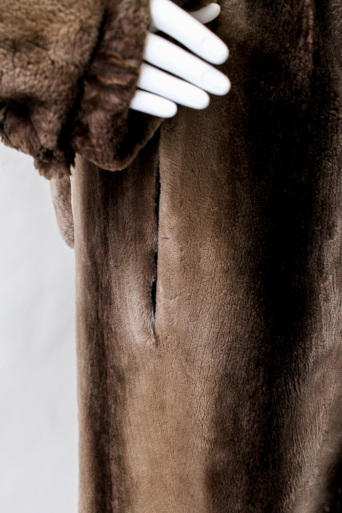 Vintage Stanley Rick Full-Length Beaver Fur Coat