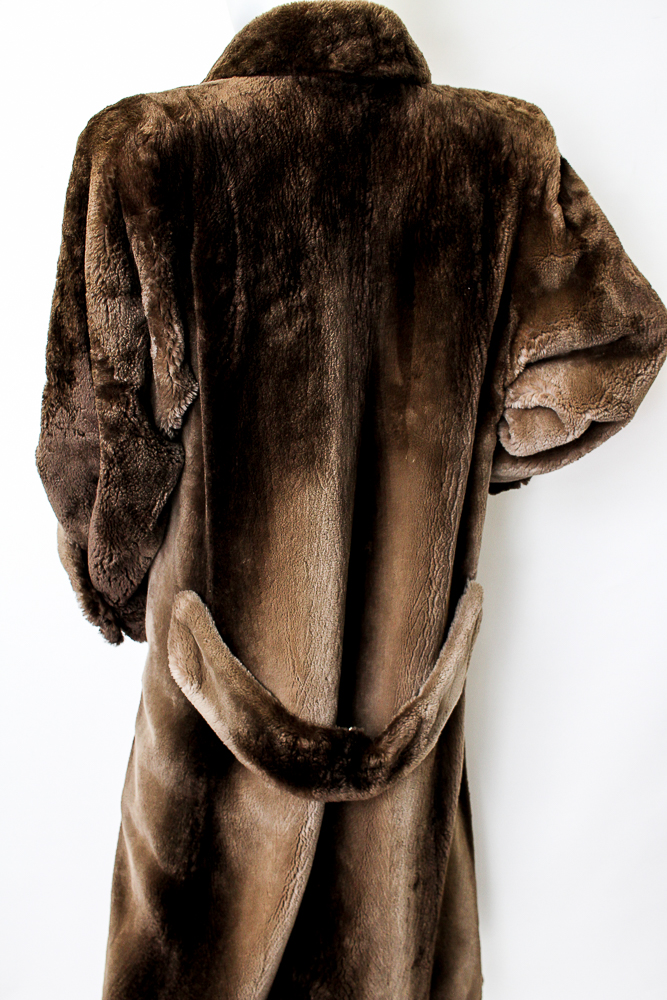 Vintage Stanley Rick Full-Length Beaver Fur Coat
