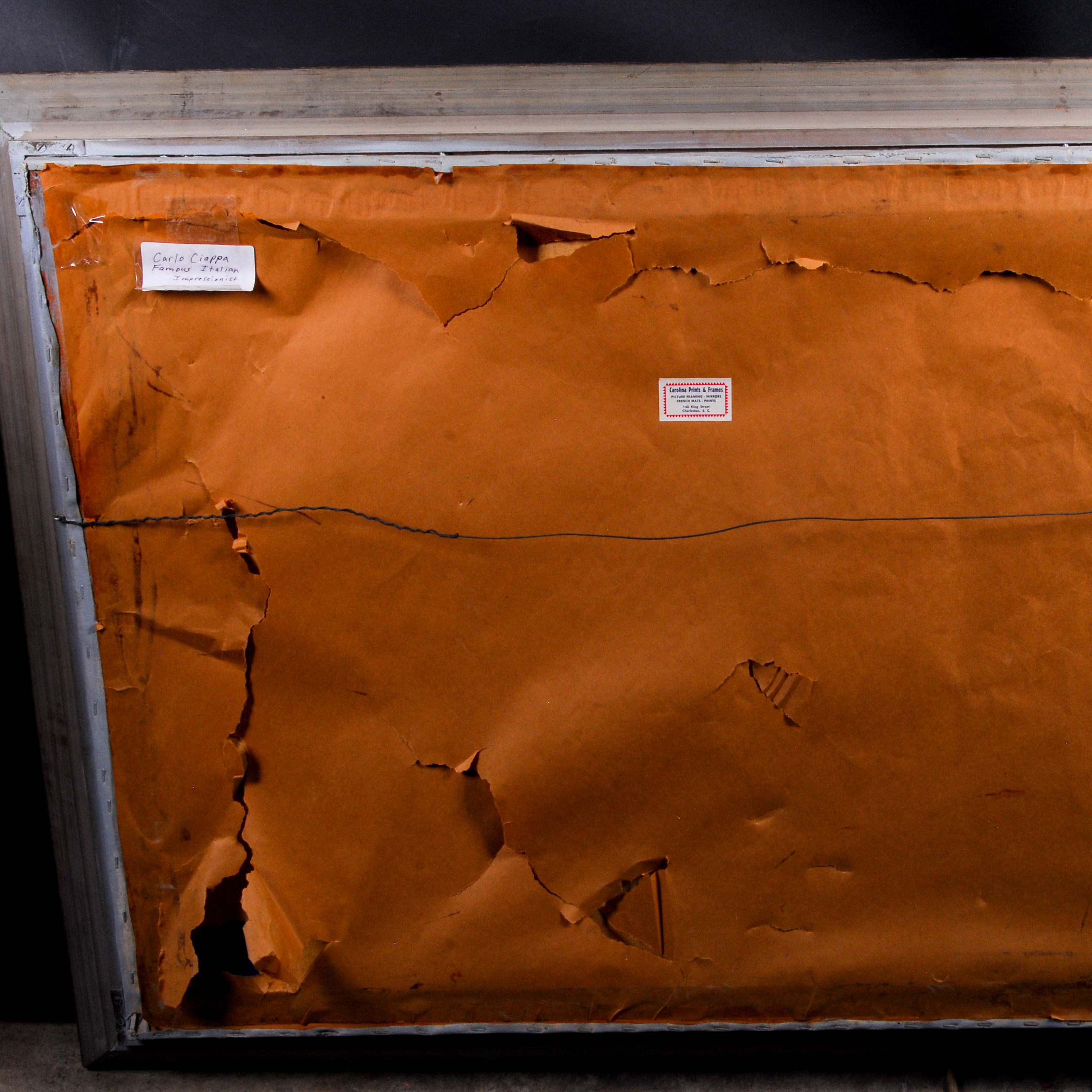 Carlo Ciappa Oil on Board Seascape