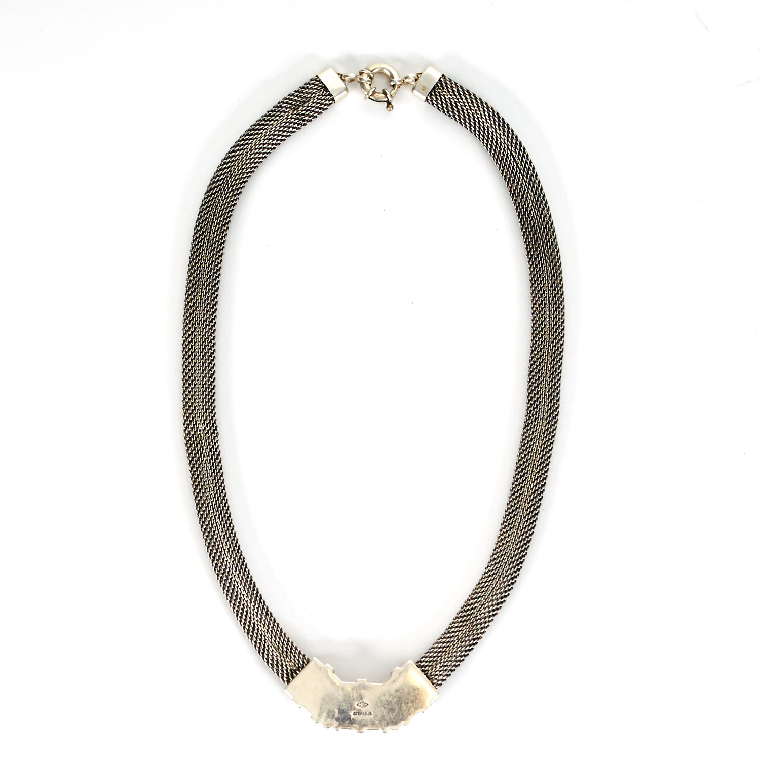 Judith Jack Sterling Silver Mesh Necklace