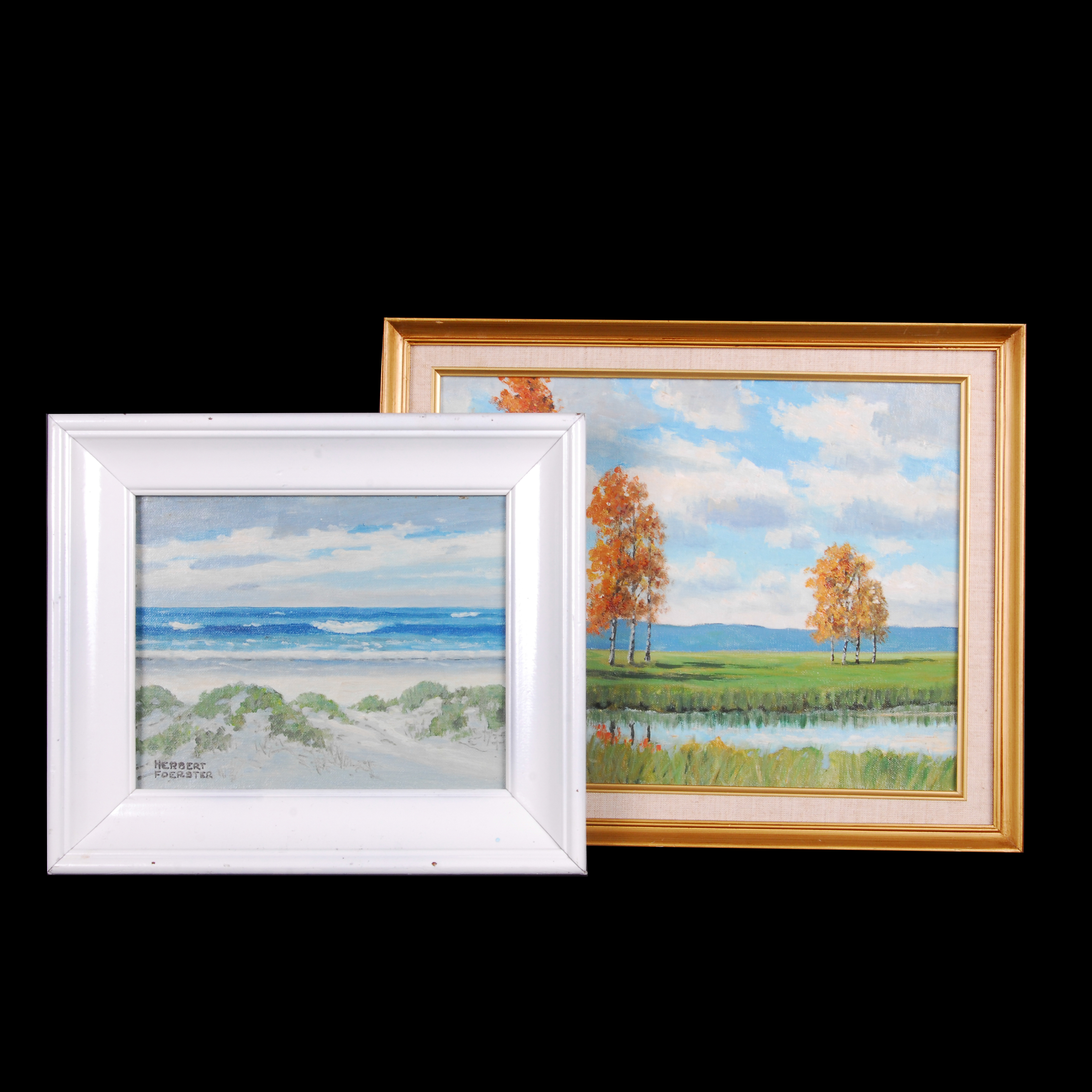 Pair of Herbert Foerster Oils on Boards