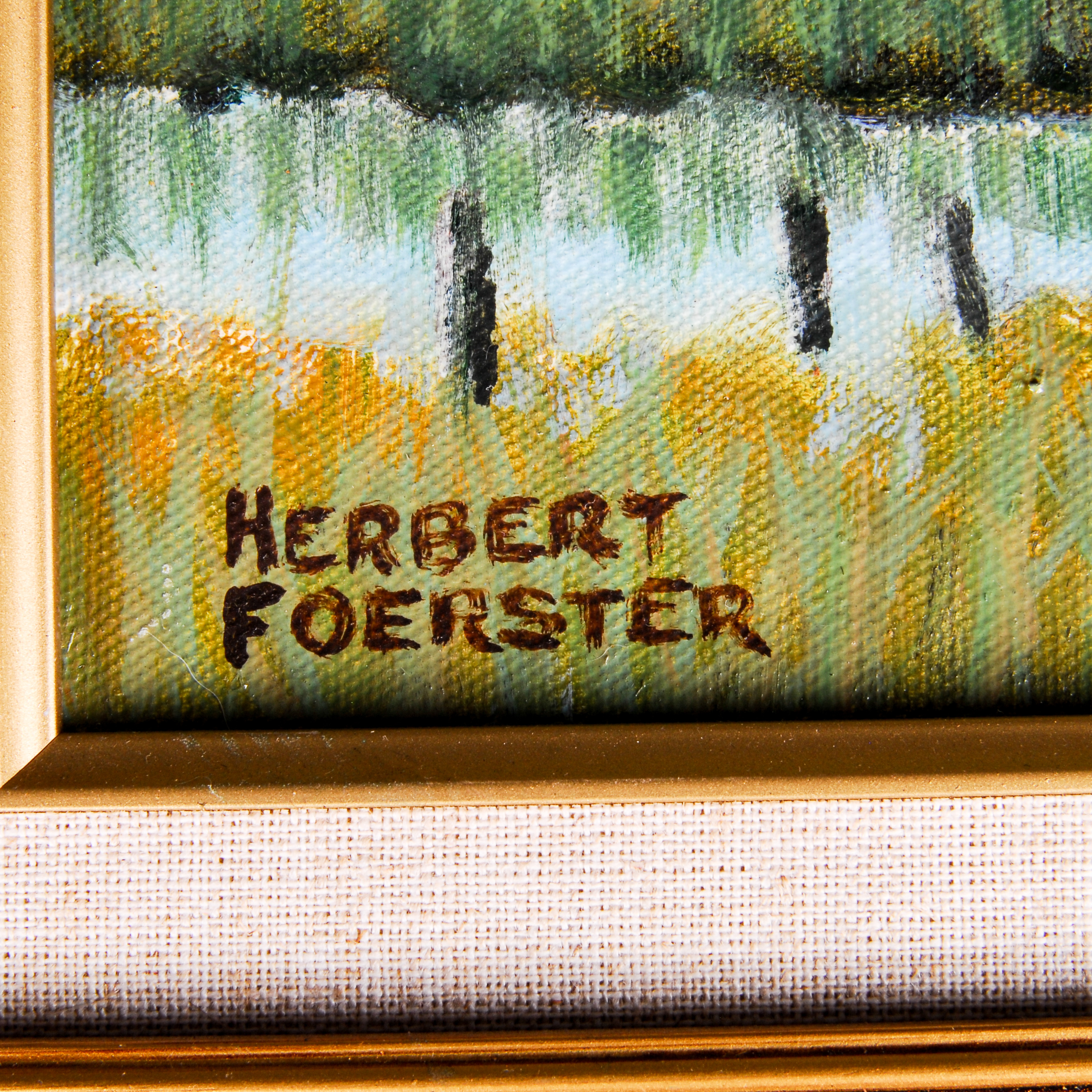 Pair of Herbert Foerster Oils on Boards