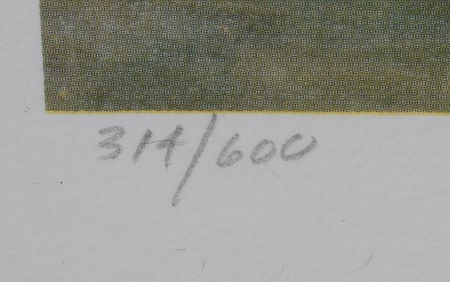 John Ruthven Signed Limited Edition Print "River Otters"