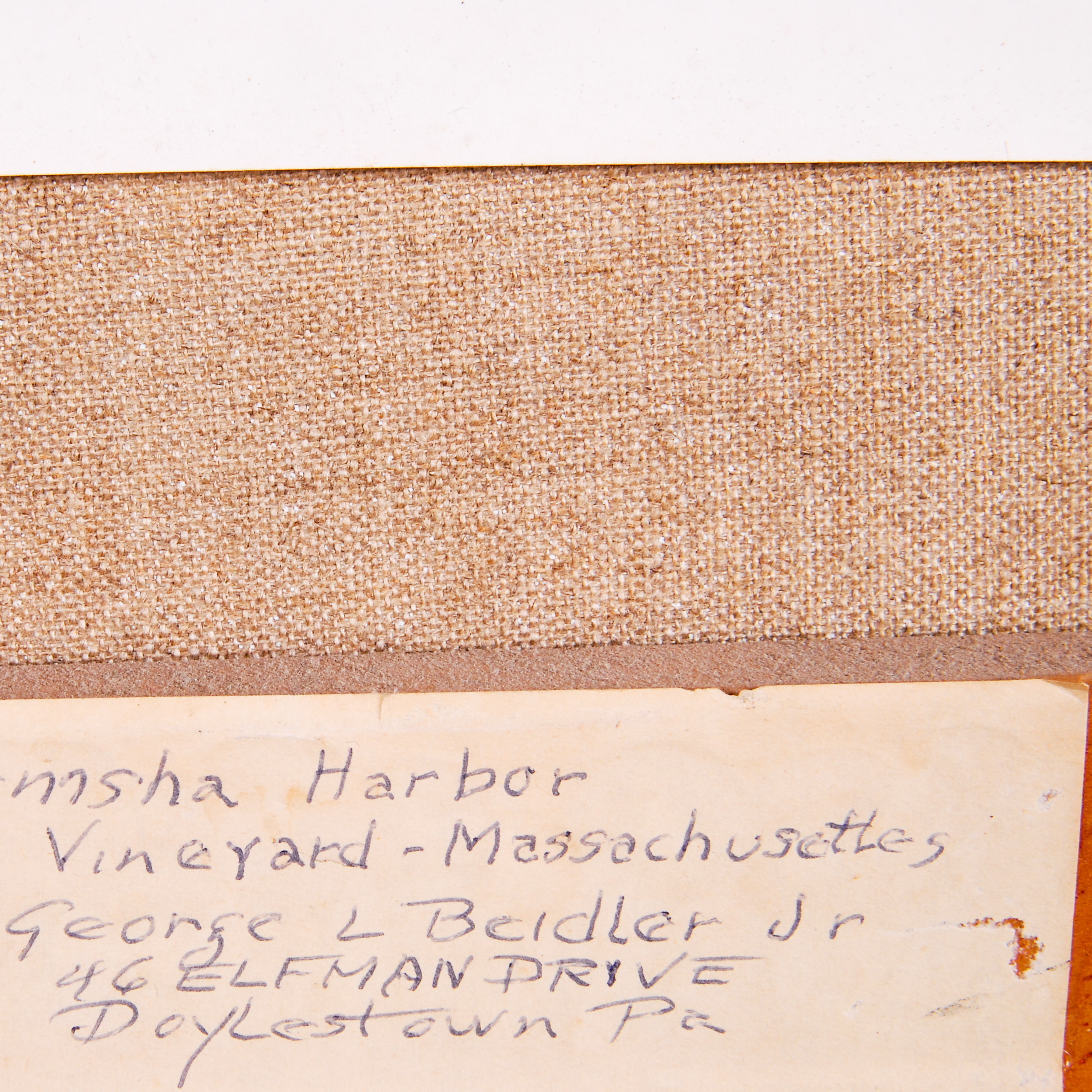 George L. Beidler Signed Oil on Canvas