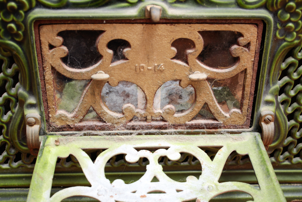 Arthur Martin "Le Brul Bois" Art Nouveau Wood Burning Stove