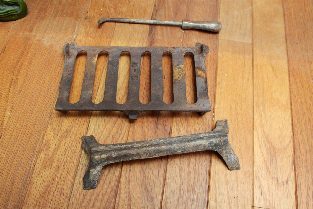 Arthur Martin "Le Brul Bois" Art Nouveau Wood Burning Stove